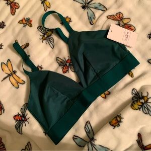 Emerald Green no wire bra